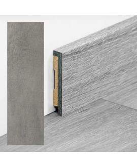 Plinthe PERGO vinyle Béton gris foncé - Dim =9x48x2000 mm