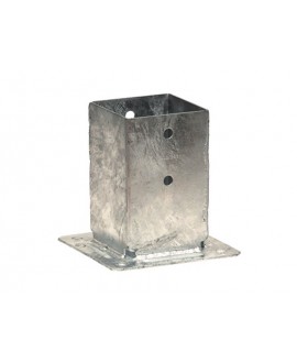 Pied de poteau carré sur platine SIMPSON – Hauteur = 150mm