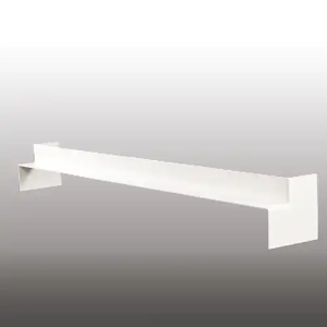 Angle intérieur 90° double Rivecel 9 PVC H.50 cm blanc RAI5 