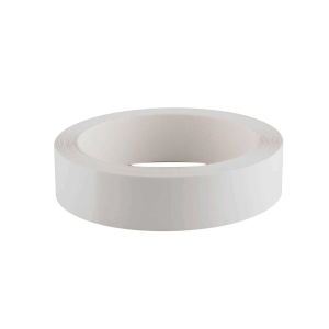 Bande de Chant - Mélaminé Blanc - Grainé - Pré Encollé 23mm  Rouleau 50ml 50000mm