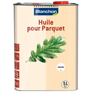 Huile pour parquets BLANCHON Teinte incolore 5L 