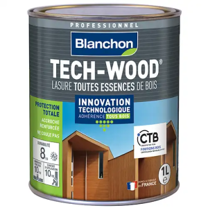 Lasure Tech-Wood Chêne clair 1L 