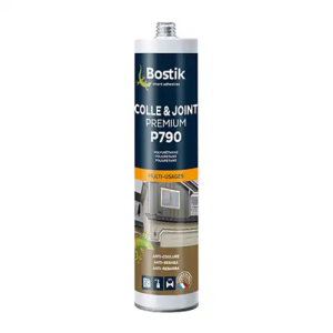 Mastic colle PU P790 Premium SNJF façade Noir - Cartouche de 300ml 