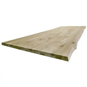 Plateau de Table Chêne Rustique PROLAM Bords Naturels 40x800x2000mm 2000mm