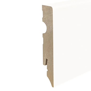 Plinthe MDF Blanc 15x80x2200mm 2200mm