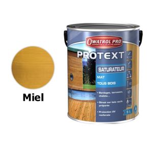 Saturateur mat Protext Miel 1L  