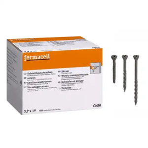 Vis autoperceuses Fermacell 3,9x19mm + embout de vissage - Paquet de 1000 